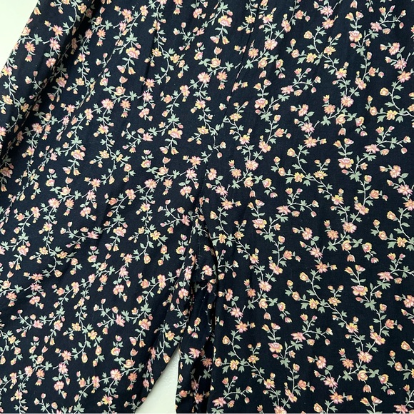 Vintage Floral Summer Pants - Whimsigoth 90s cottagecore indie aesthetic - Picture 9 of 10